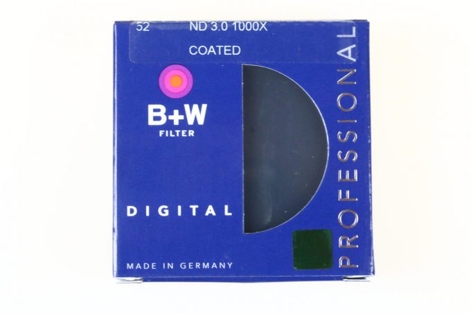 B&W Digital ND 3,0 1000x Graufliter / 52mm