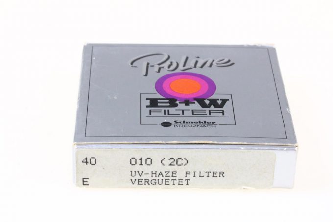 B&W Digital UV-Haze 010 Filter / 40E