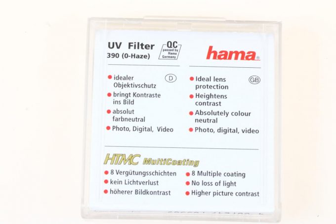 Hama UV 390 Filter / 37,5mm