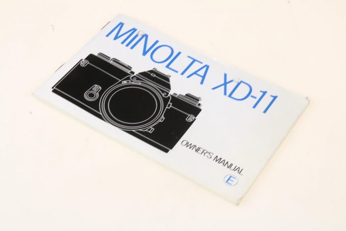 Minolta XD-11 Manual