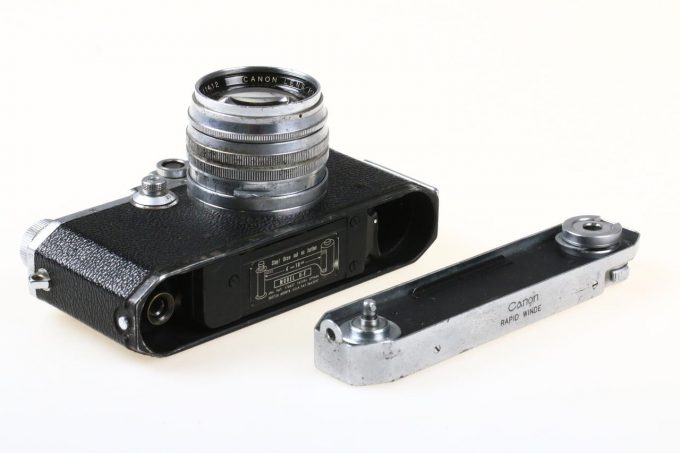 Canon IV SB Messucherkamera mit 50mm f/1,8 und Rapid Winder - #154322