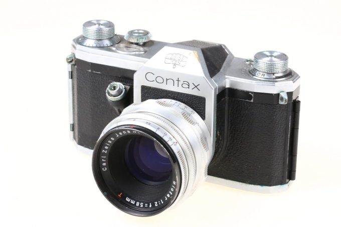 Zeiss Ikon Contax D mit Jena Biotar 58mm f/2,0 T Verschluss Defekt - #17203