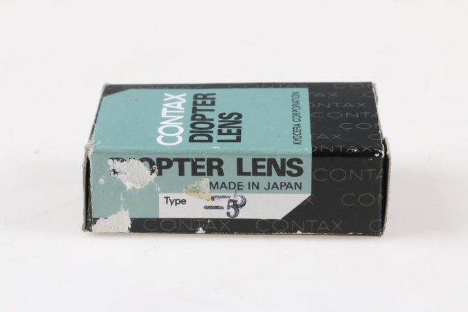 Contax Dioptrienausgleich Diopter Lens -5