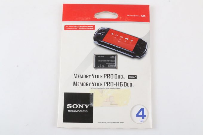 Sony Memory Stick Pro Duo / 4GB