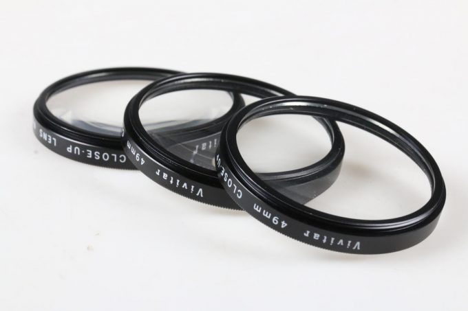 Vivitar Close-Up Filterset No. 1, 2, 4 / Durchmesser 49mm