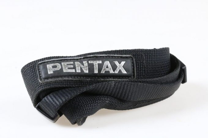Pentax Trageriemen - schwarz / silber