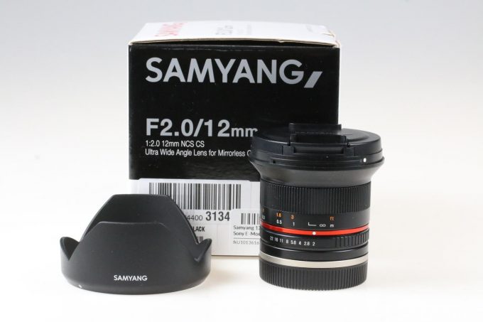 Samyang 12mm f/2,0 NCS CS für Sony E-Mount - #BEP29436