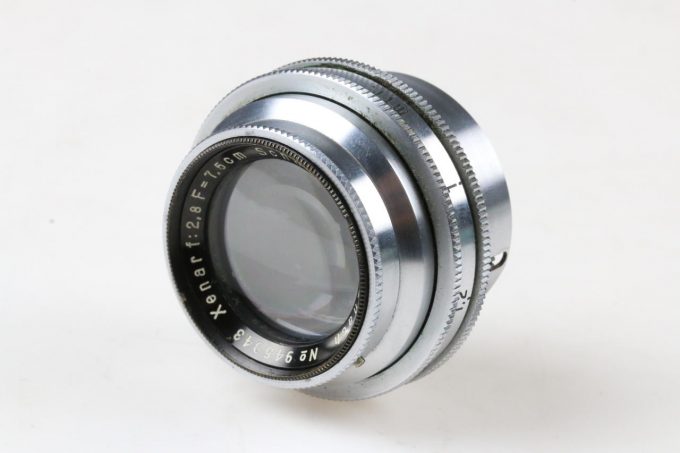 Schneider-Kreuznach Xenar 75mm f/2,8 für Reflex-Korelle Kameras - #945948