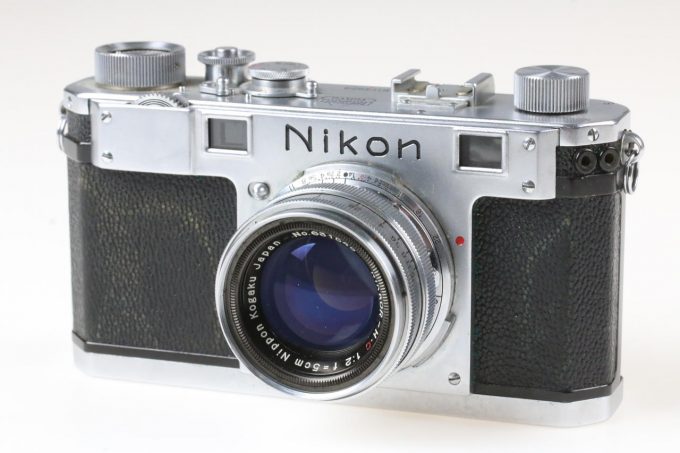 Nikon S Gehäuse mit 50mm f/2 Nikkor-H.C - #6114924