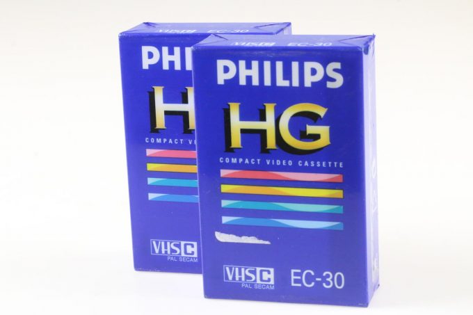 Philips HG EC-30 Kassetten / 2 Stück