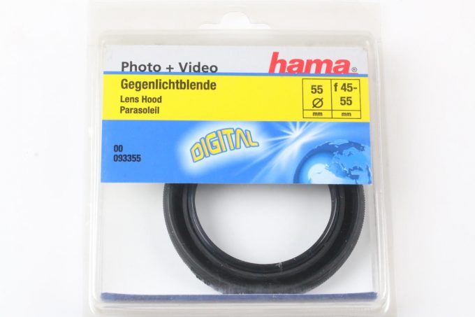 Hama Gummi Sonnenblende - 55mm