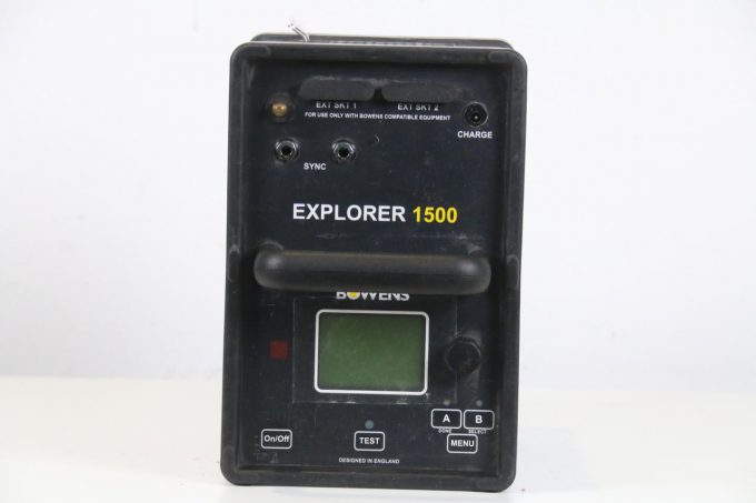 Bowens Explorer 1500 mit QUAD 3KM