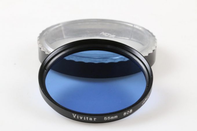 Vivitar Blaufilter 80B 55mm