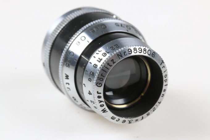 Meyer Optik Görlitz Trioplan 3,6cm f/2,8 C-Mount Filmkamera - #989806