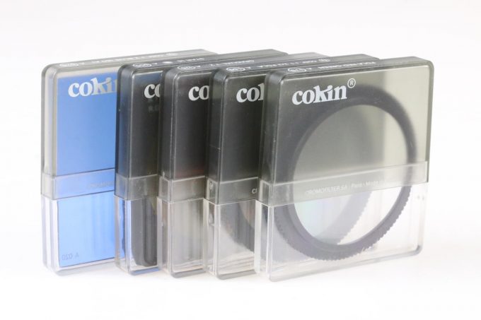 Cokin Filtersatz - 5 Filter mit Halter