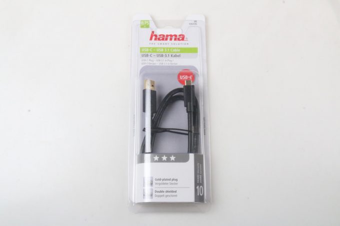 Hama USB C an USB 3.1 Kabel