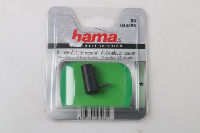 Hama Adapter Klinke 2,5mm auf 3,5mm