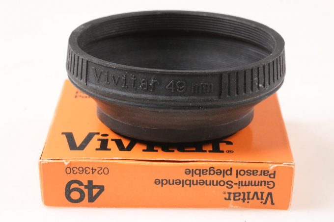 Vivitar Gummi-Sonnenblende 49mm