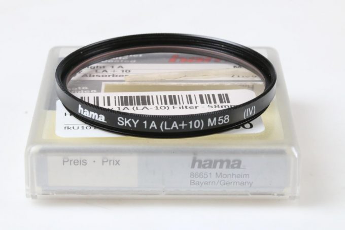 Hama Sky 1A (LA-10) Filter - 58mm