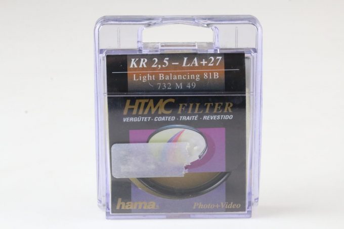 Hoya KR 2,5 / 81B Filter - 49mm