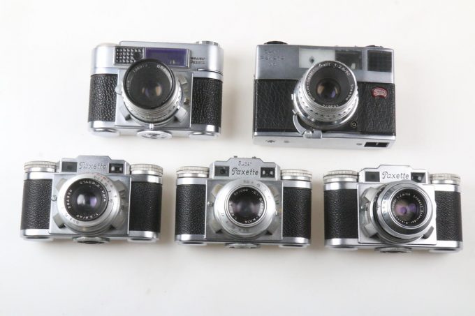 Braun Konvolut diverse Kameras - 10 Stück