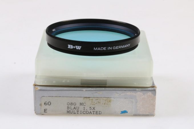 B+W MC Blaufilter 080 1,5x - 60mm