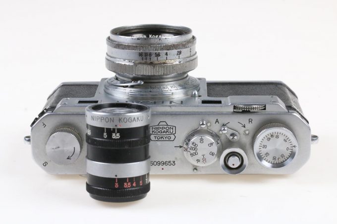 Nikon S Gehäuse mit 5cm f/2,0 und Sucher - #6099653