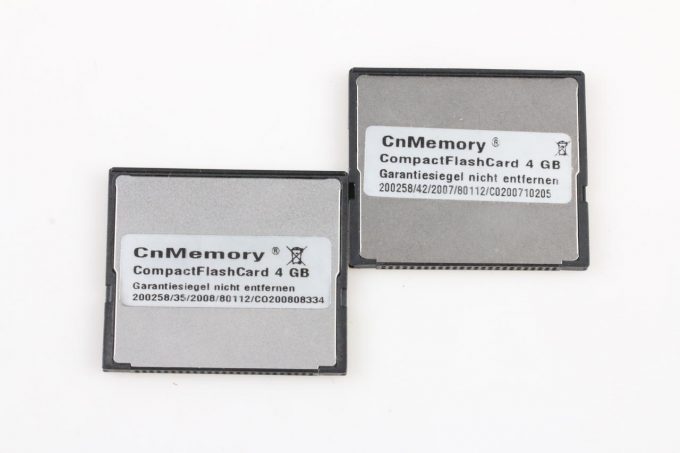 Technisson CF Karten -2 x 4GB