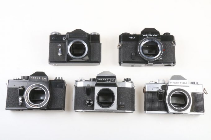 Konvolut diverse SLR Kameras - 10 Stück