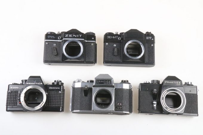 Konvolut diverse SLR Kameras - 10 Stück
