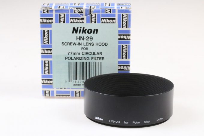 Nikon HN-29 Blende für 77 mm Polarisationsfilter