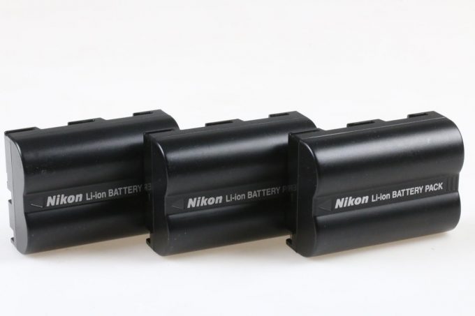 Nikon EN-EL3 Original Akkus (3 Stück)
