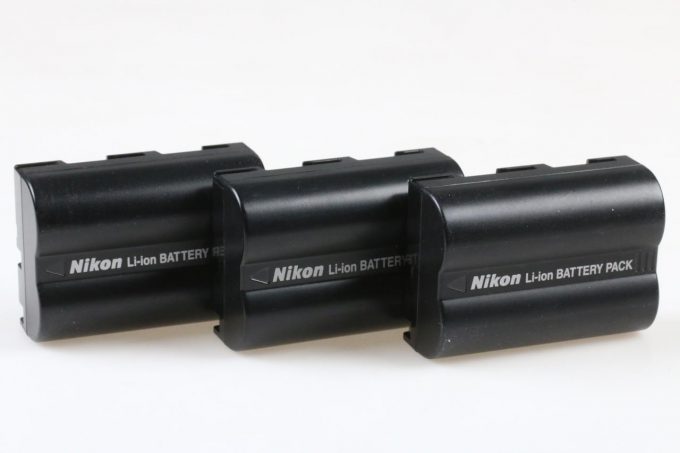 Nikon EN-EL3 Original Akkus (3 Stück)