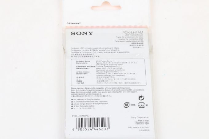 Sony PCK-LH1AM Bildschirm-Cover