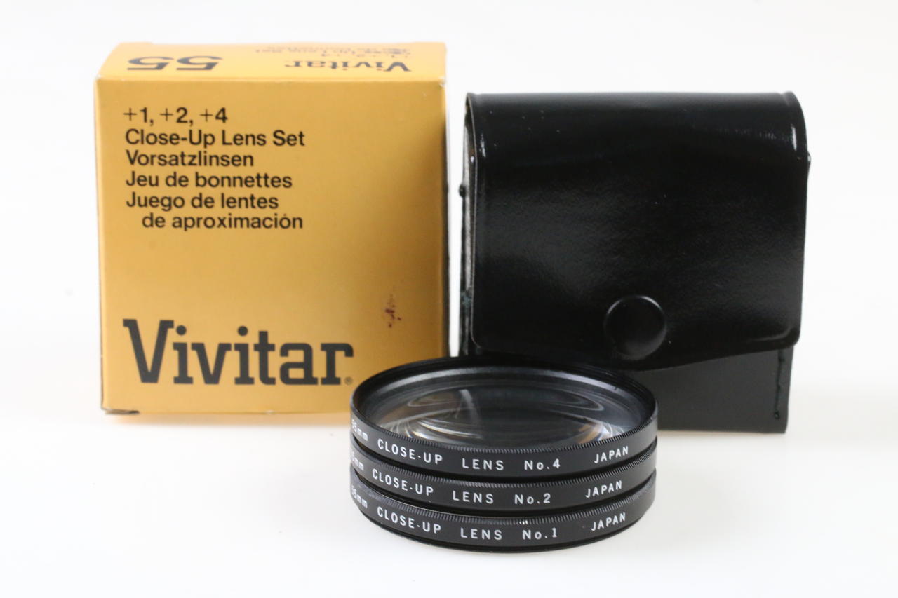 Vivitar Close-Up Filterset No. 1, 2, 4 - 55mm