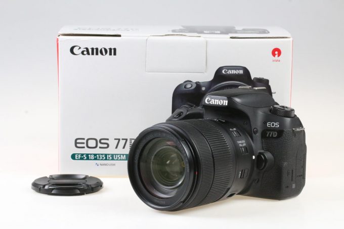 Canon EOS 77D Set mit 18-135mm f/3,5-5,6 Nano IS USM - #093021000368