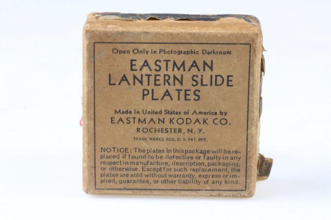 EASTMAN Lantern Slide Plates