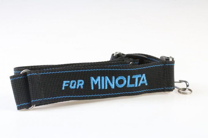 Minolta Tragegurt schwarz/blau