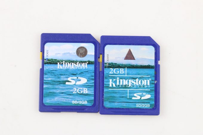 KINGSTON SD Karten 2x 2GB