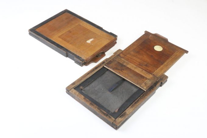 Planfilmkassetten aus Holz (20x13)