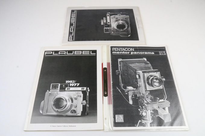 Plaubel, Pentacon und Camera Obscura Zeitschriften