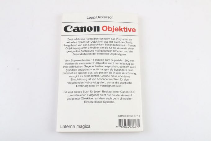 Canon Objektive Buch