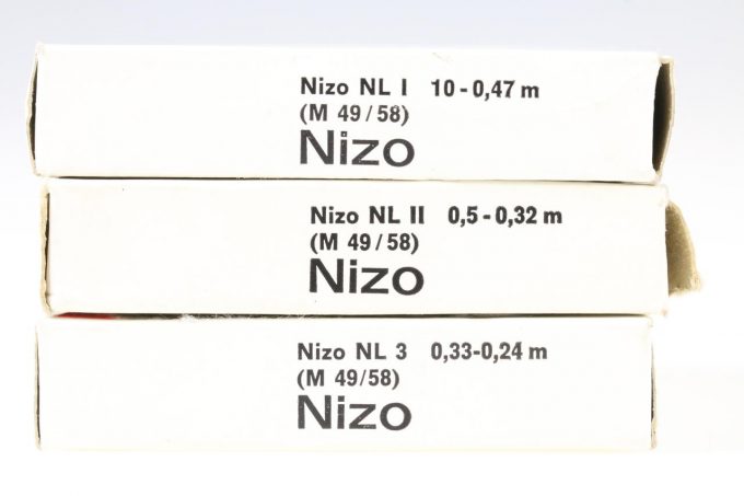 NIZO Nahlinsenset 49/58mm - 3 Stück