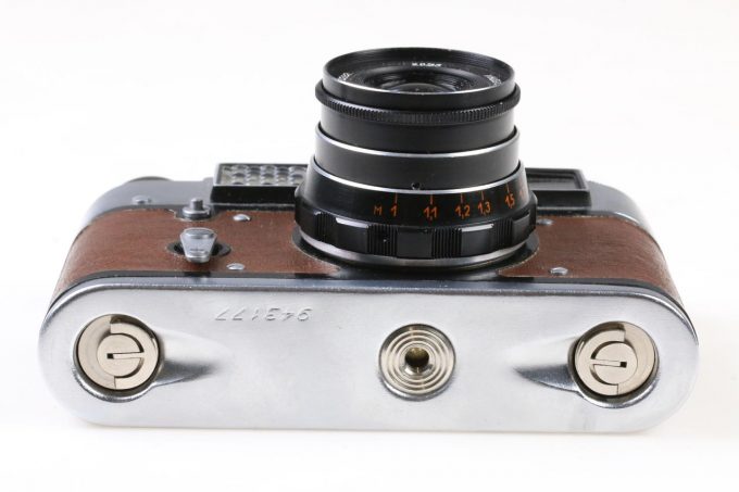 FED 5C Sucherkamera mit 55mm f/2,8 braun - DEFEKT - #943177