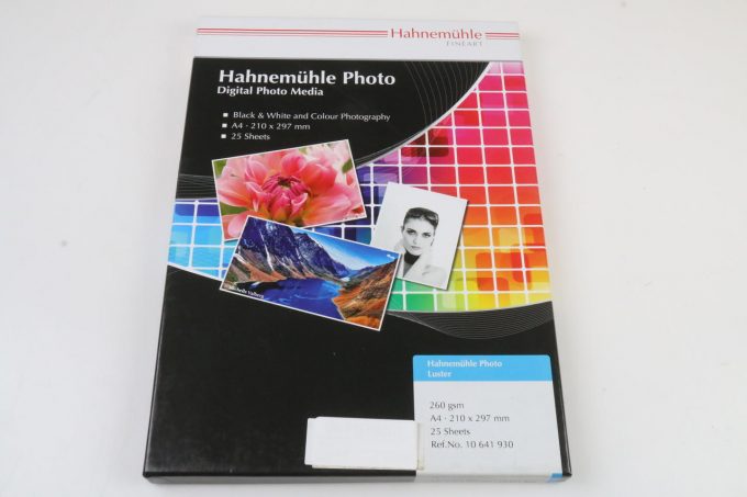 Hahnemühle Photo A4 Luster 25Bl 260gsm
