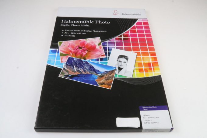 Hahnemühle Photo A3+ glossy 260/25Bl