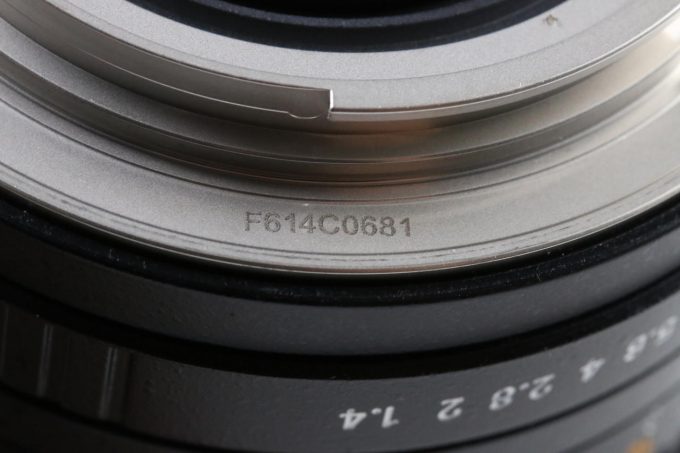 Walimex PRO 85mm f/1,4 für Canon EF-Bajonett - #F614C0681