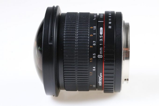 Walimex Pro 8mm f/3,5 Fish-Eye CS für Canon EF - #F616G417