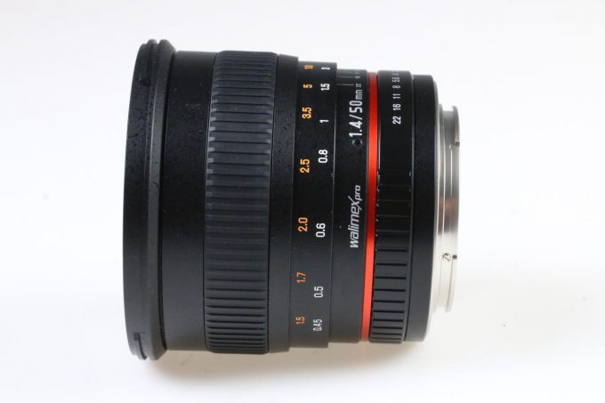 Walimex PRO 50mm f/1,4 für Canon EF - #F617D0917