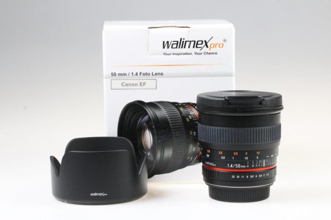 Walimex PRO 50mm f/1,4 für Canon EF - #F617D0894